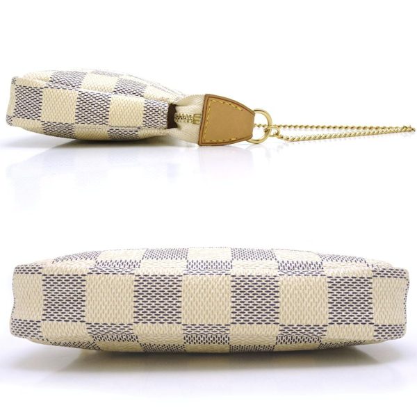 2 Louis Vuitton Damier Azur Mini Pochette Accessoire Accessory Pouch