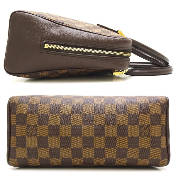 2 Louis Vuitton Damier Brera Ebene Handbag Brown