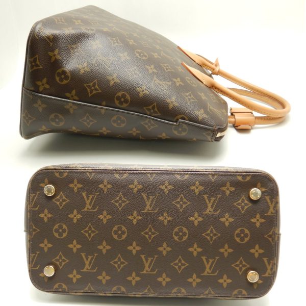 2 Louis Vuitton Monogram Lockit MM Brown Handbag