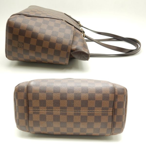 2 Louis Vuitton Damier Totally PM Ebene Tote Bag Brown