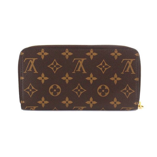 2 Louis Vuitton Monogram Zippy Wallet Round Zipper Long Wallet Brown