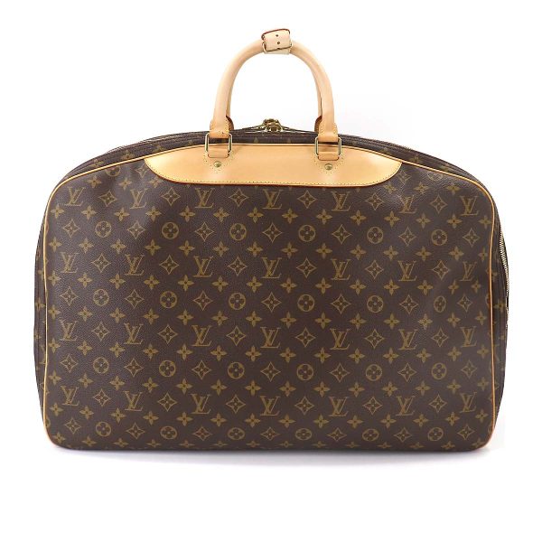 2 Louis Vuitton Monogram Alize de Poche Boston Shoulder Bag Brown