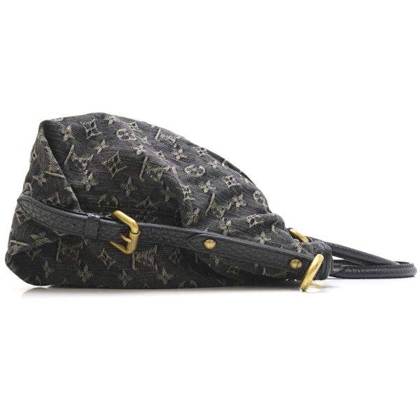 2 Louis Vuitton Monogram Denim Neo Cabby GM Noir Black