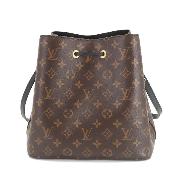 2 Louis Vuitton Monogram Neo Noe Shoulder Bag Noir Black