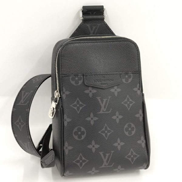 2000773252000869 1 Louis Vuitton Monogram Taigarama Outdoor Sling Bag Black