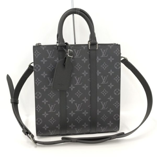 2000773252000926 1 Louis Vuitton Sac Plat Monogram Eclipse Shoulder Bag Black