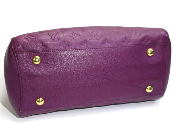 2000773257100355 3 Louis Vuitton Montaigne MM Monogram Emplant Amethyst Shoulder Bag