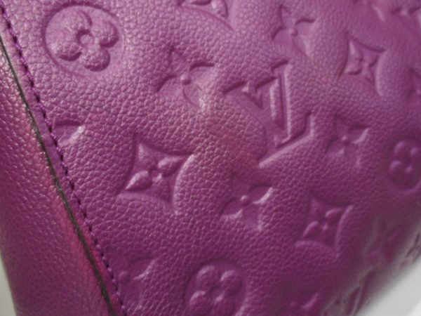 2000773257100355 5 Louis Vuitton Montaigne MM Monogram Emplant Amethyst Shoulder Bag