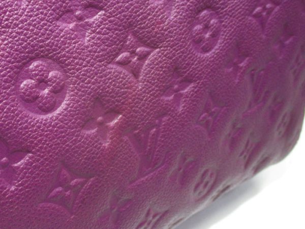 2000773257100355 6 Louis Vuitton Montaigne MM Monogram Emplant Amethyst Shoulder Bag