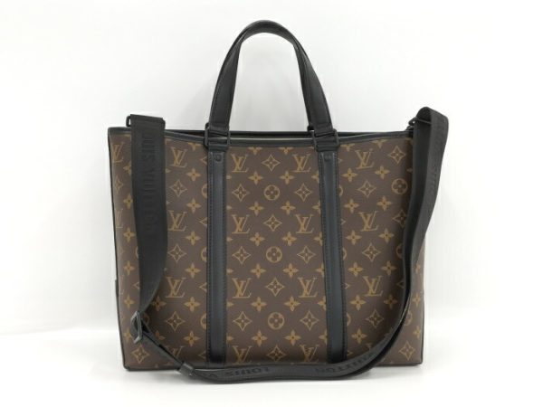 2000773259100164 2 Louis Vuitton Weekend PM Monogram Macassar Tote Bag