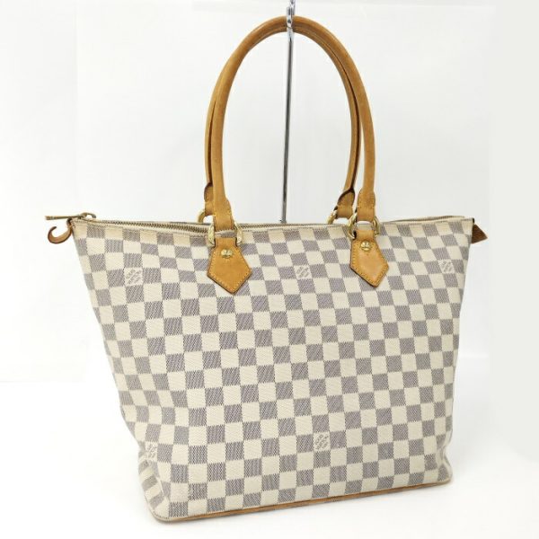 2000773259300367 1 Louis Vuitton Saleya MM Damier Azur Tote Bag