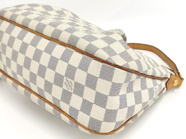 2000773259700442 5 Louis Vuitton Damier Azur Siracusa PM Shoulder Bag White