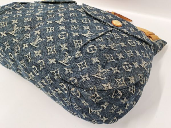 2000773259800190 4 Louis Vuitton Monogram Denim Daily GM Denim Shoulder Bag