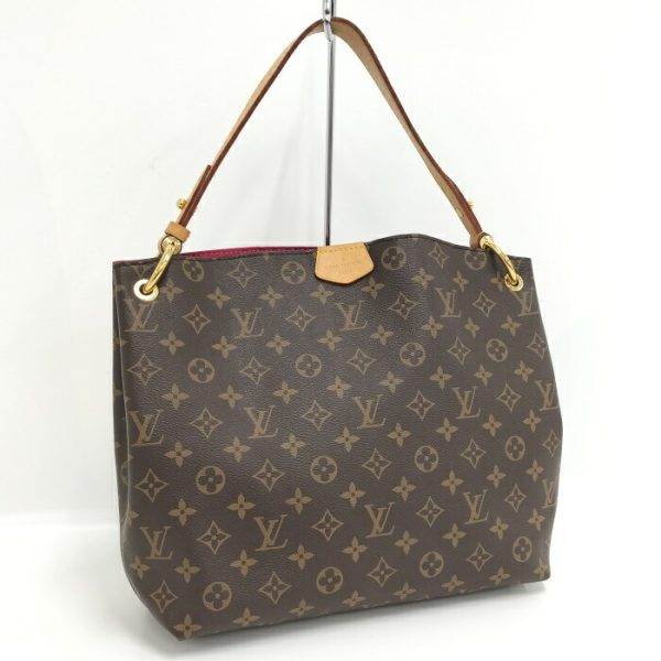 2000803252000632 1 Louis Vuitton Graceful PM Monogram Leather Tote Bag Brown