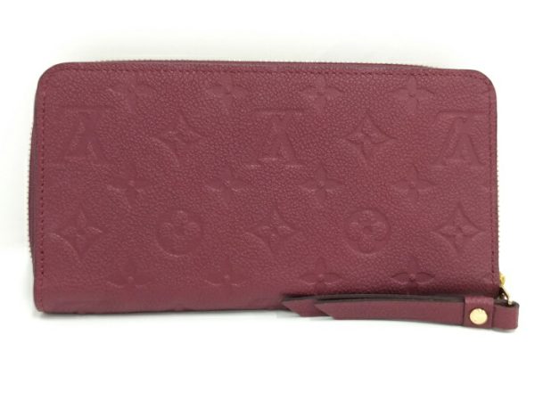 2001017257601210 3 Louis Vuitton Monogram Empreinte Raisin Round Zipper Long Wallet