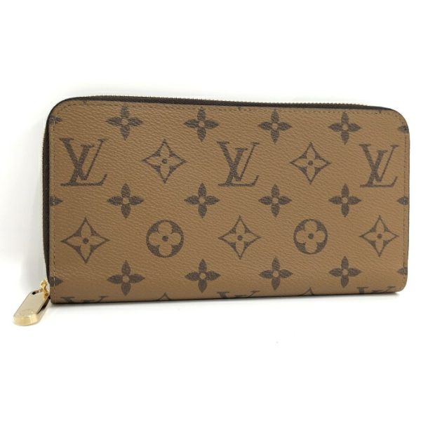 2001017257601355 1 Louis Vuitton Monogram Reverse Round Zipper Long Wallet