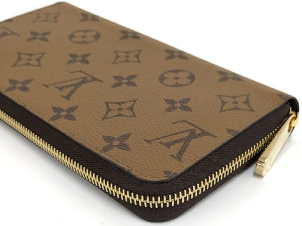 2001017257601355 4 Louis Vuitton Monogram Reverse Round Zipper Long Wallet