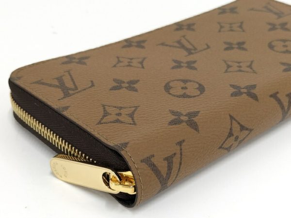 2001017257601355 5 Louis Vuitton Monogram Reverse Round Zipper Long Wallet