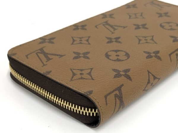 2001017257601355 6 Louis Vuitton Monogram Reverse Round Zipper Long Wallet