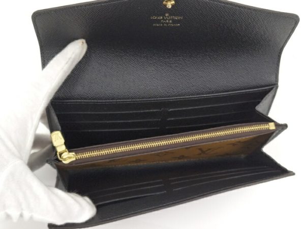 2001017257701483 3 Louis Vuitton Portefeuille Sarah Bifold Monogram Giant Reverse Long Wallet