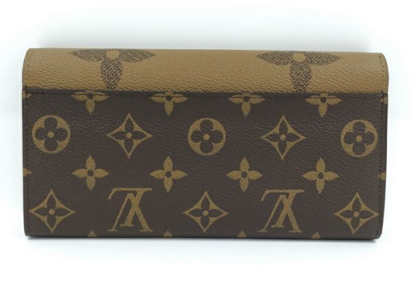 2001017257701483 4 Louis Vuitton Portefeuille Sarah Bifold Monogram Giant Reverse Long Wallet