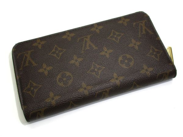 2001017258800497 2 Louis Vuitton Monogram Round Zipper Long Wallet