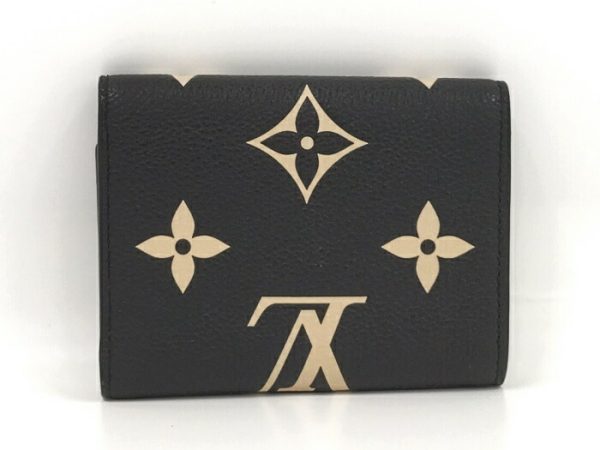 2001017259100181 3 Louis Vuitton Portefeuille Victorine Trifold Monogram Empreinte Leather Wallet