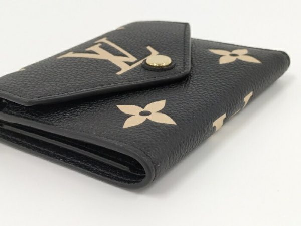 2001017259100181 4 Louis Vuitton Portefeuille Victorine Trifold Monogram Empreinte Leather Wallet