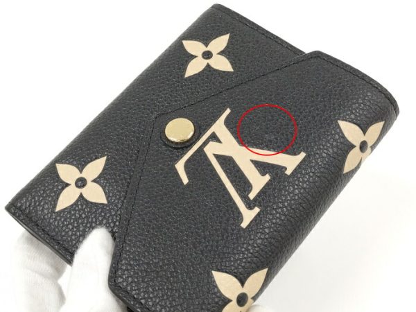 2001017259100181 6 Louis Vuitton Portefeuille Victorine Trifold Monogram Empreinte Leather Wallet