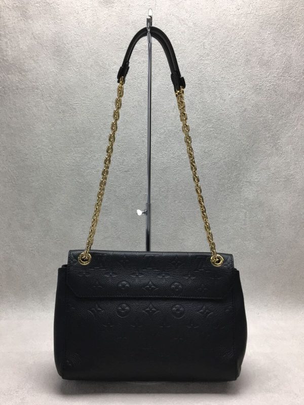 2300037175480 03 Louis Vuitton Vavin PM Empreinte Leather Shoulder Bag Black