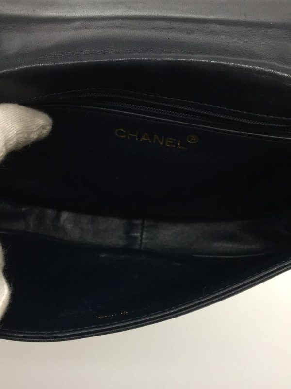 2319632529680 06 Chanel Leather Lambskin Chain Shoulder Bag