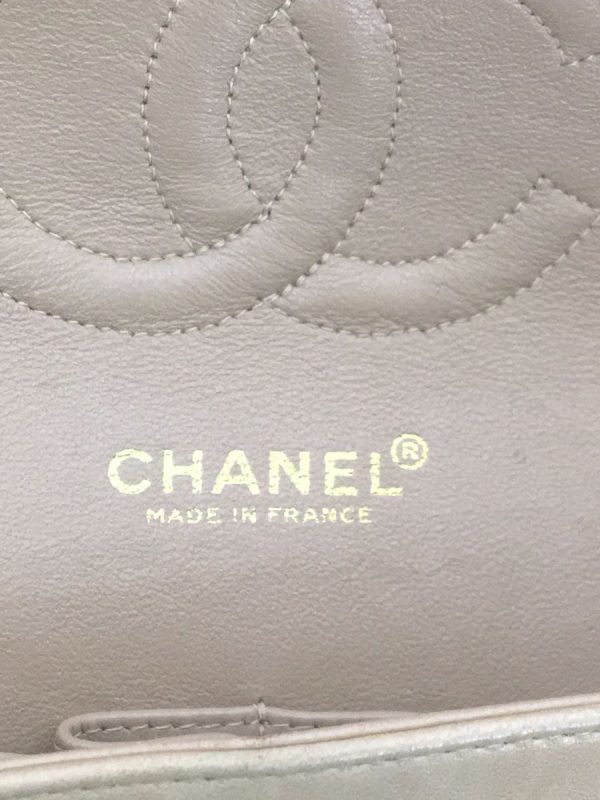 2320690950538 05 Chanel Leather Lambskin Matelasse Double Flap Shoulder Bag