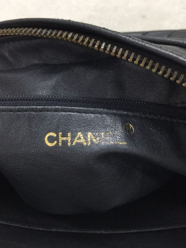 2326752595228 05 Chanel Leather Coco Mark Tassel Chain Shoulder Bag