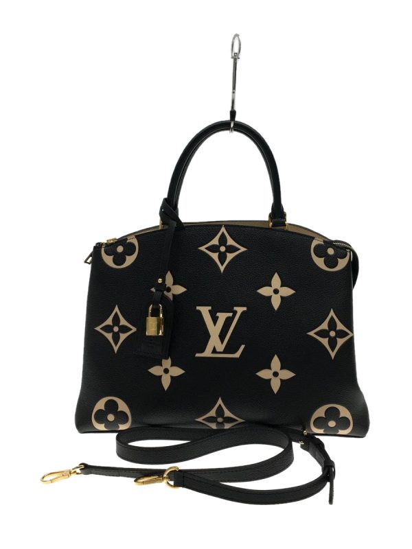 2329412275140 01 Louis Vuitton Grand Palais Bicolor Implant Shoulder Bag Black