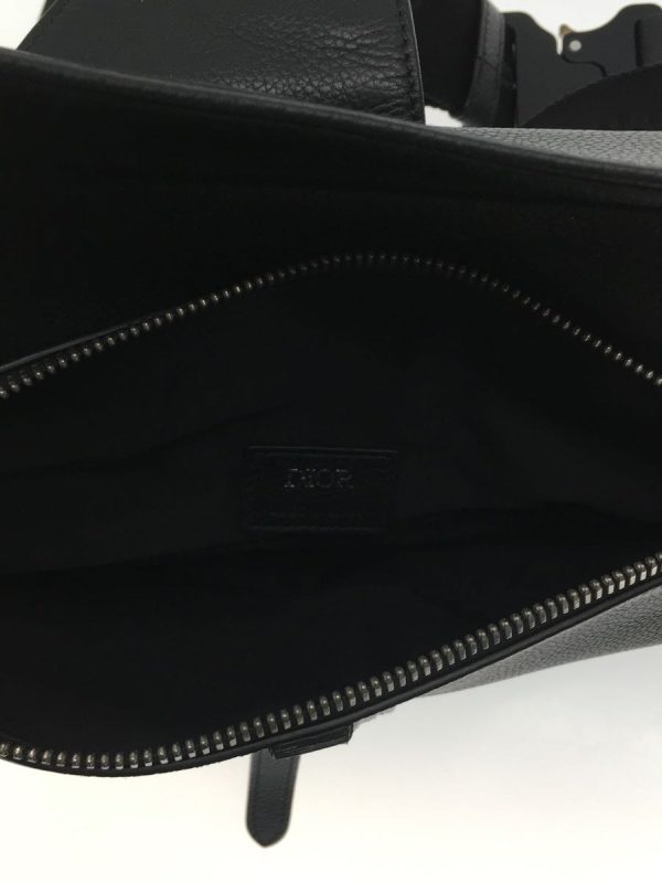 2332871800969 06 Dior Homme Leather Saddle Bag