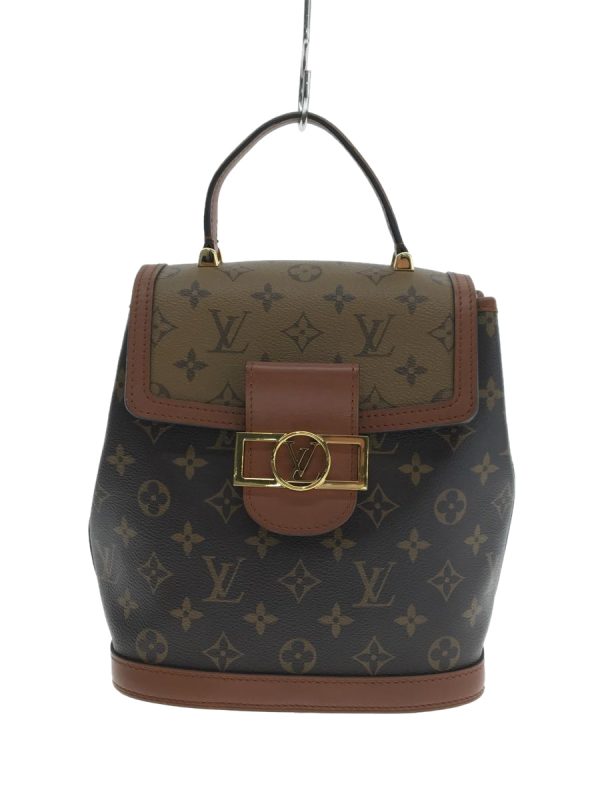 2336100274439 01 Louis Vuitton Dauphine Monogram Reverse Canvas Backpack