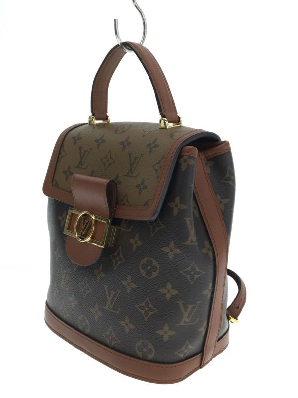 2336100274439 02 Louis Vuitton Dauphine Monogram Reverse Canvas Backpack