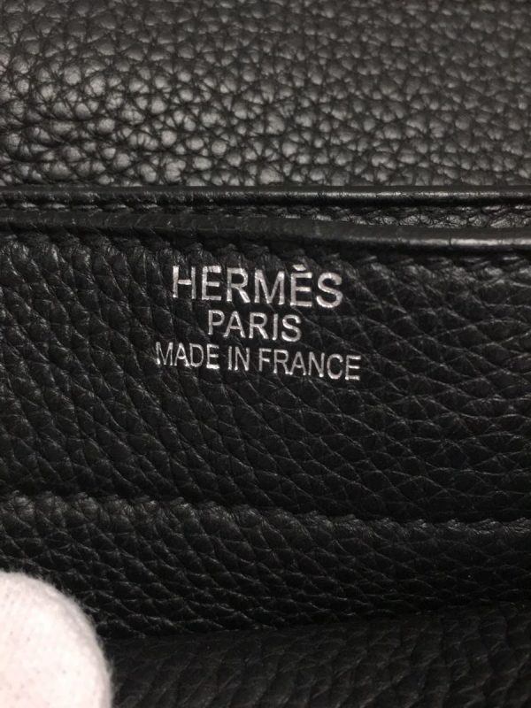 2337200696763 03 Hermes Sac Adepeche Togo Leather Briefcase Bag