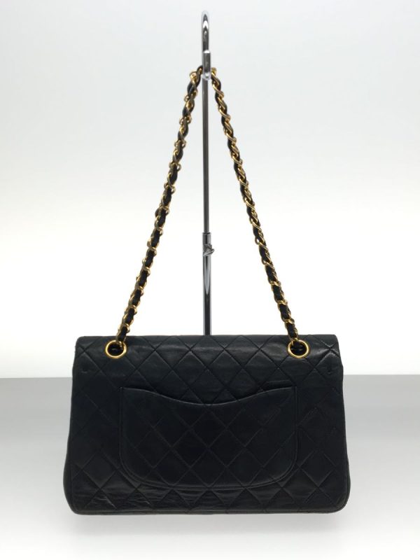 2338880218825 04 Chanel Matelasse Leather Double Flap Chain Shoulder Bag