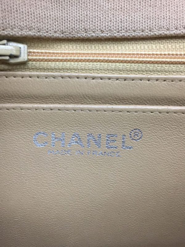 2338891259916 05 Chanel Cotton Plain Matelasse Chain Shoulder Bag