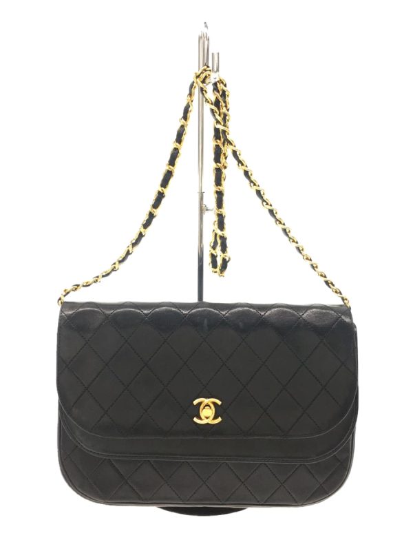 2339871284393 01 Chanel Double Flap Matelasse Leather Shoulder Bag