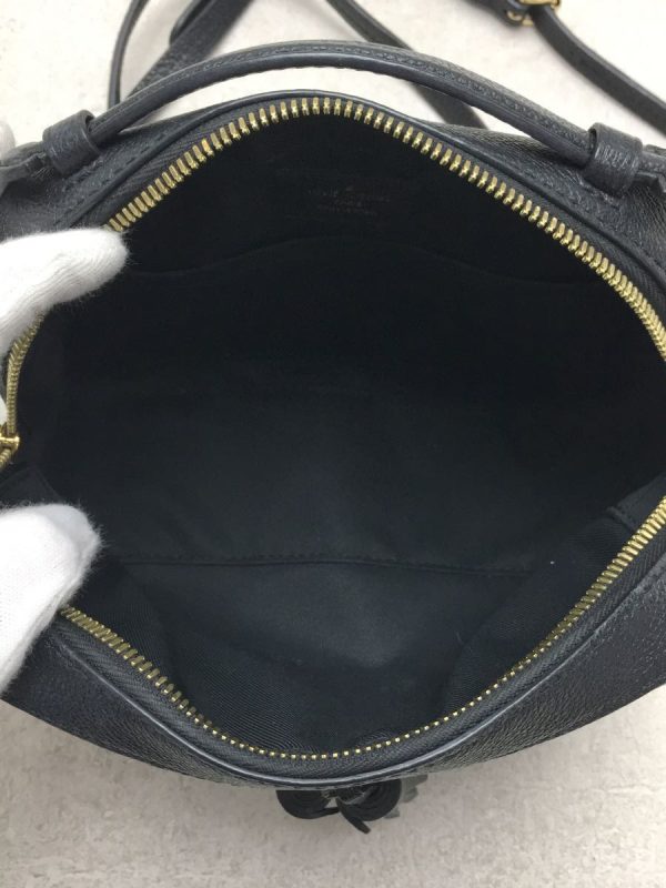 2341200359443 06 Louis Vuitton Saintonge Implant Shoulder Bag Black Louis Vuitton