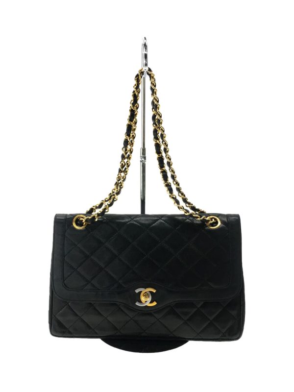 2341270017663 01 Chanel Matelasse Leather Double Chain Shoulder Bag