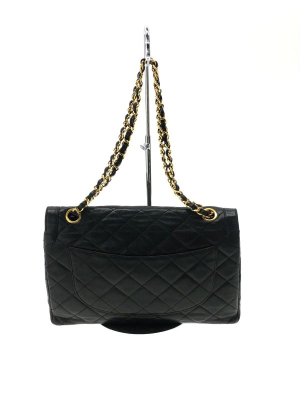 2341270017663 04 Chanel Matelasse Leather Double Chain Shoulder Bag