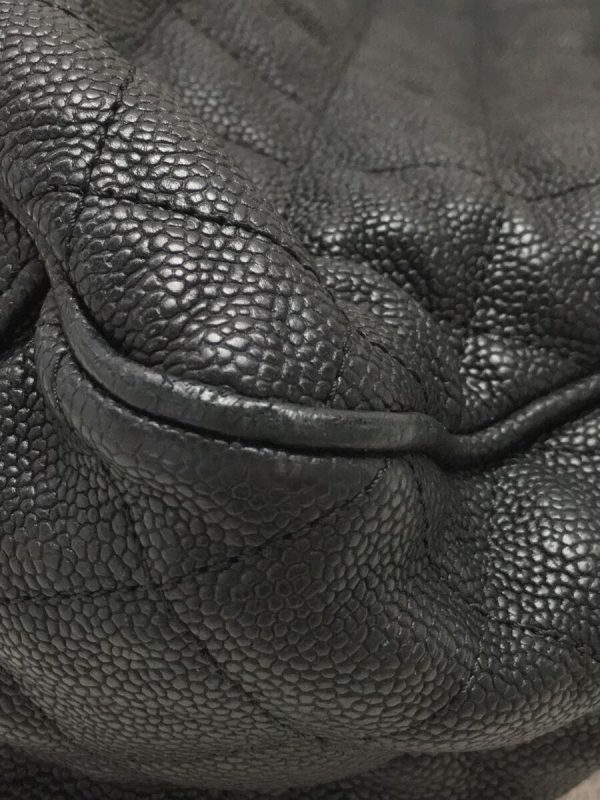 2342150506505 07 Chanel Leather Caviar Skin Matelasse Tote Bag