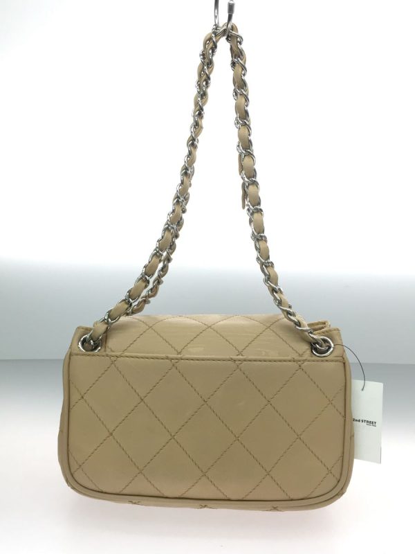 2343110286550 03 Chanel Leather Wild Stitch Chain Shoulder Bag