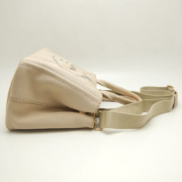 250680 3 Prada Canapa Tote Bag Canvas Beige