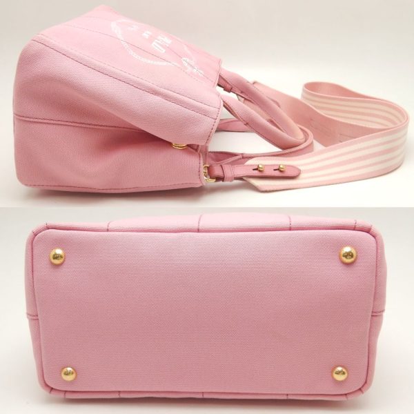 250824 4 Prada Canapa Tote Canvas Geranio Pink