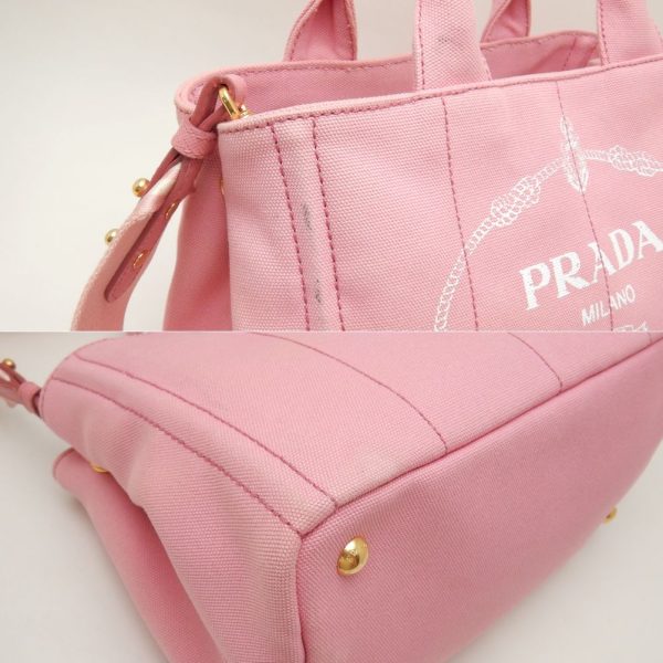 250824 5 Prada Canapa Tote Canvas Geranio Pink