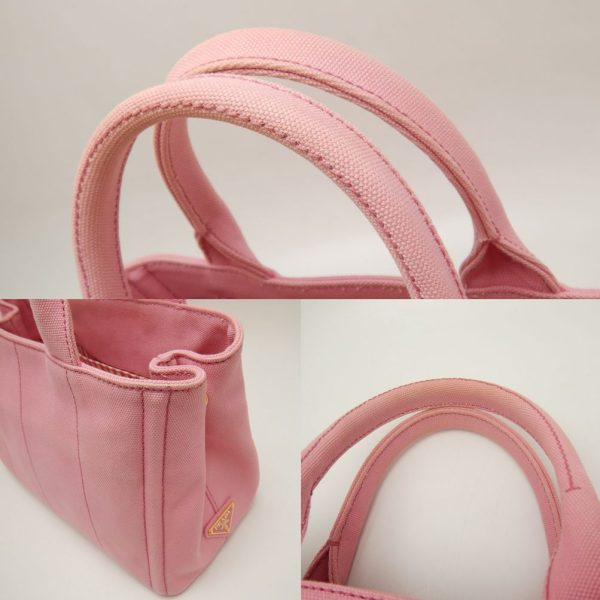 250824 8 Prada Canapa Tote Canvas Geranio Pink